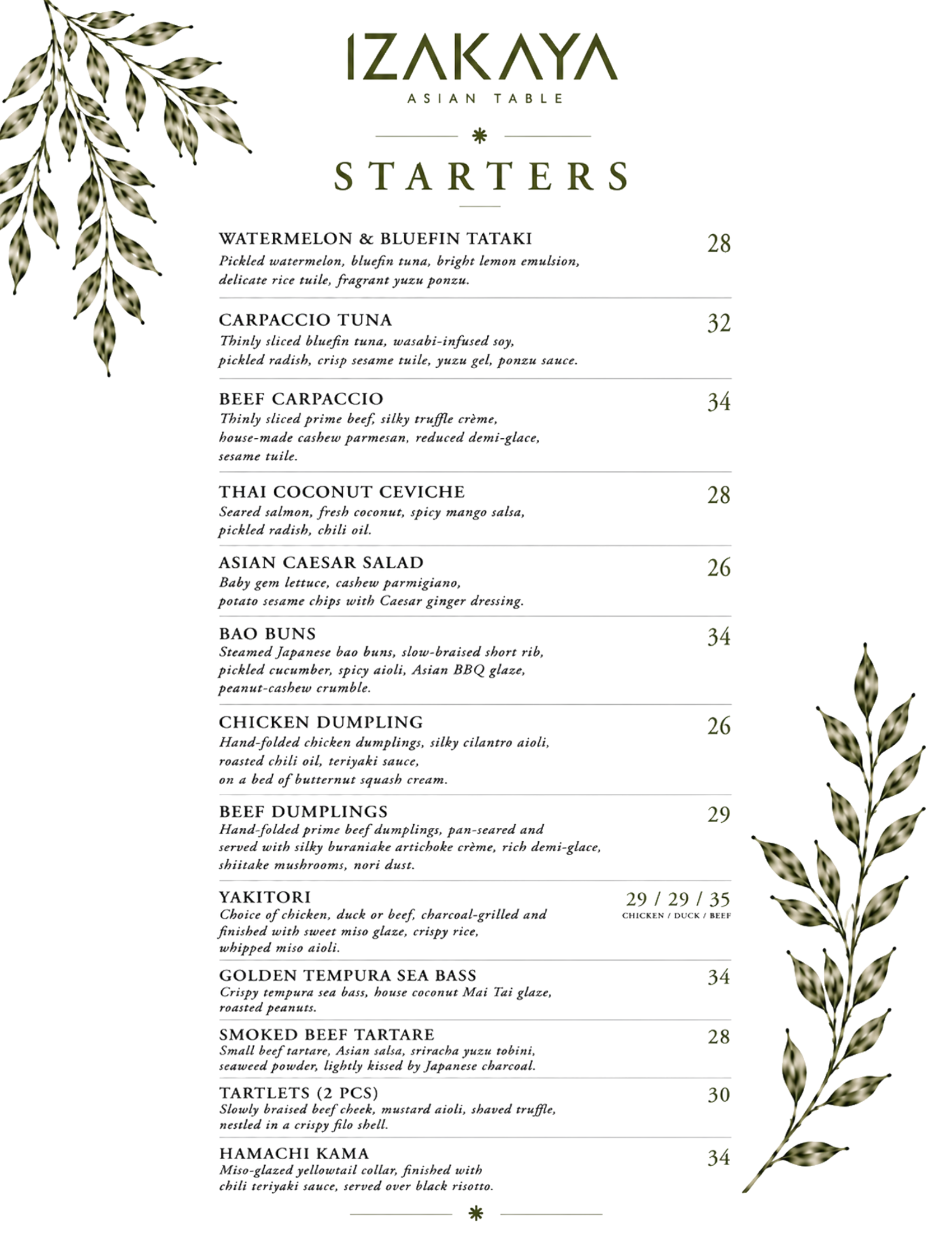 Menu page 3