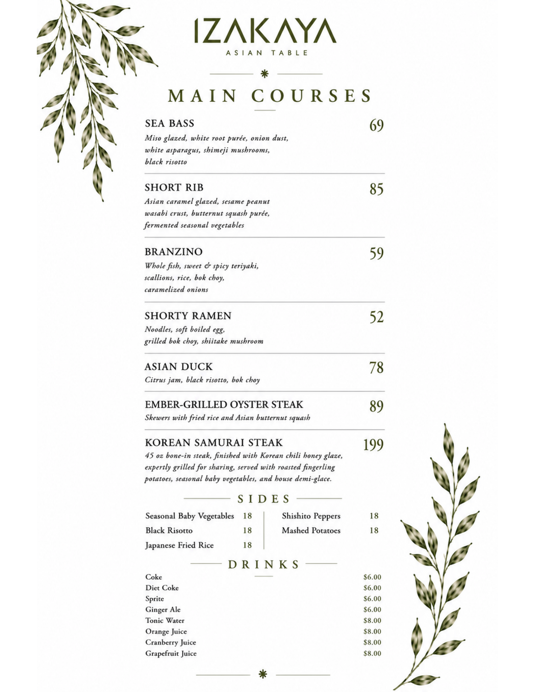 Menu page 4